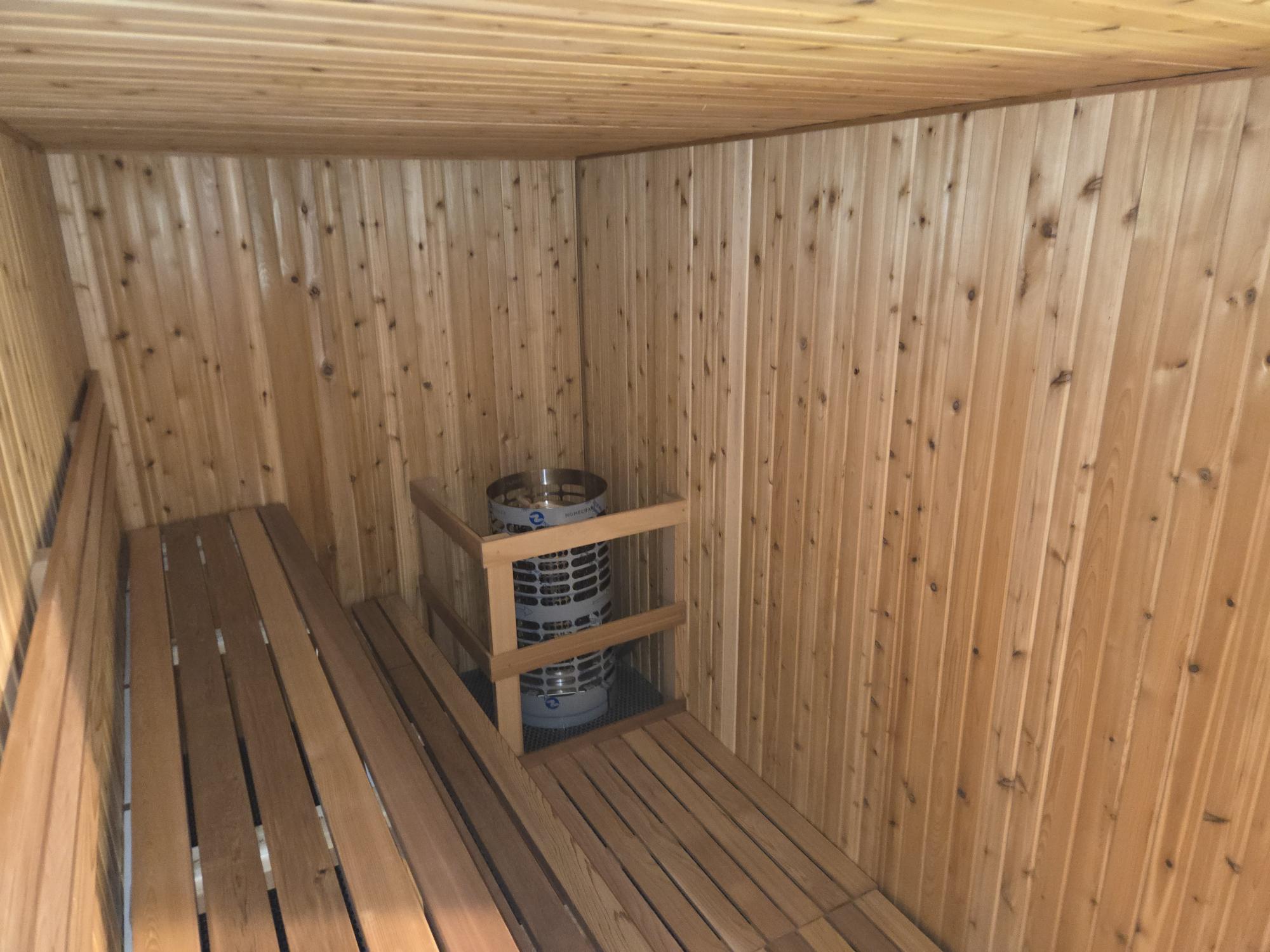 sauna installation